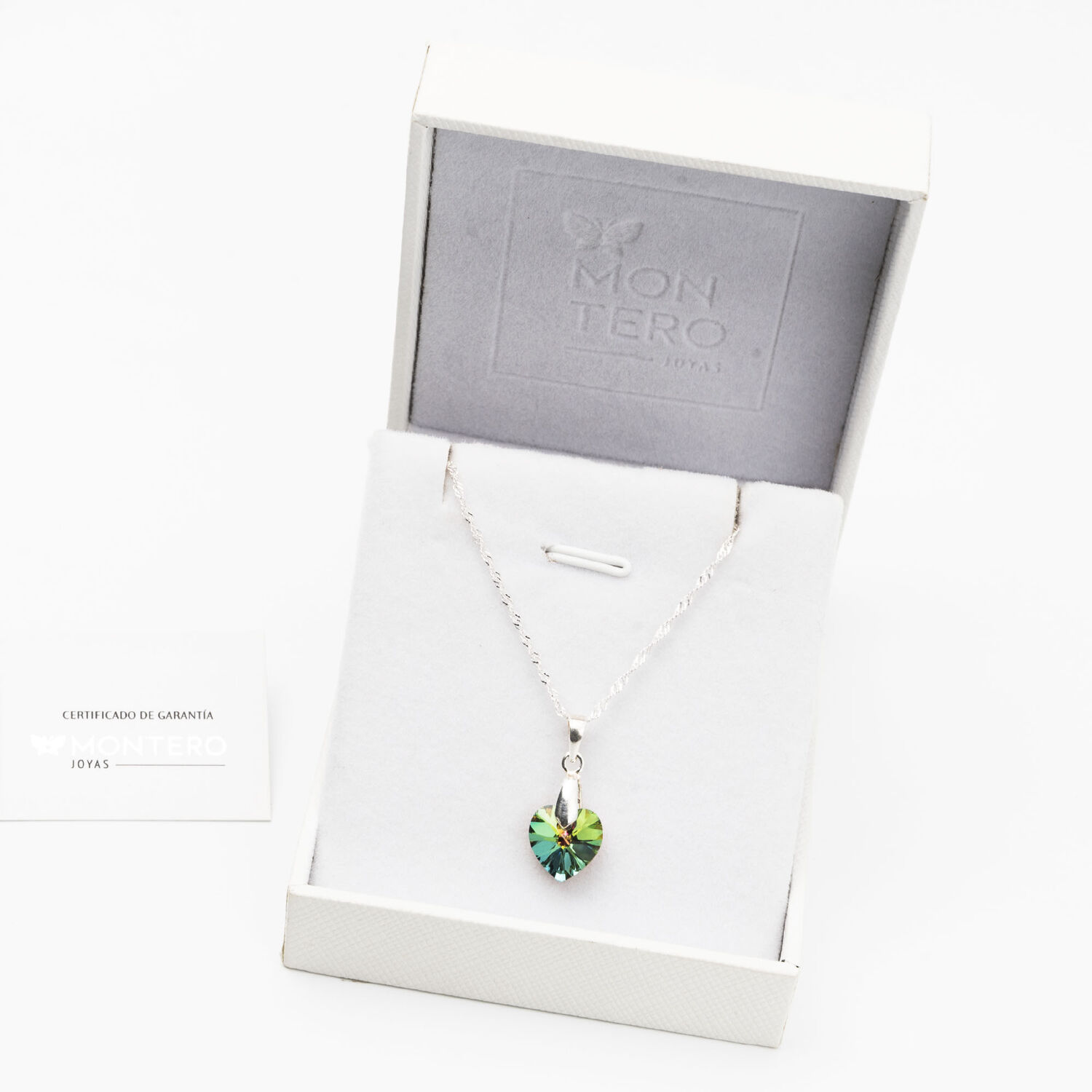 Collar Romance Cristal Genuino Vitral Medium image number 2.0