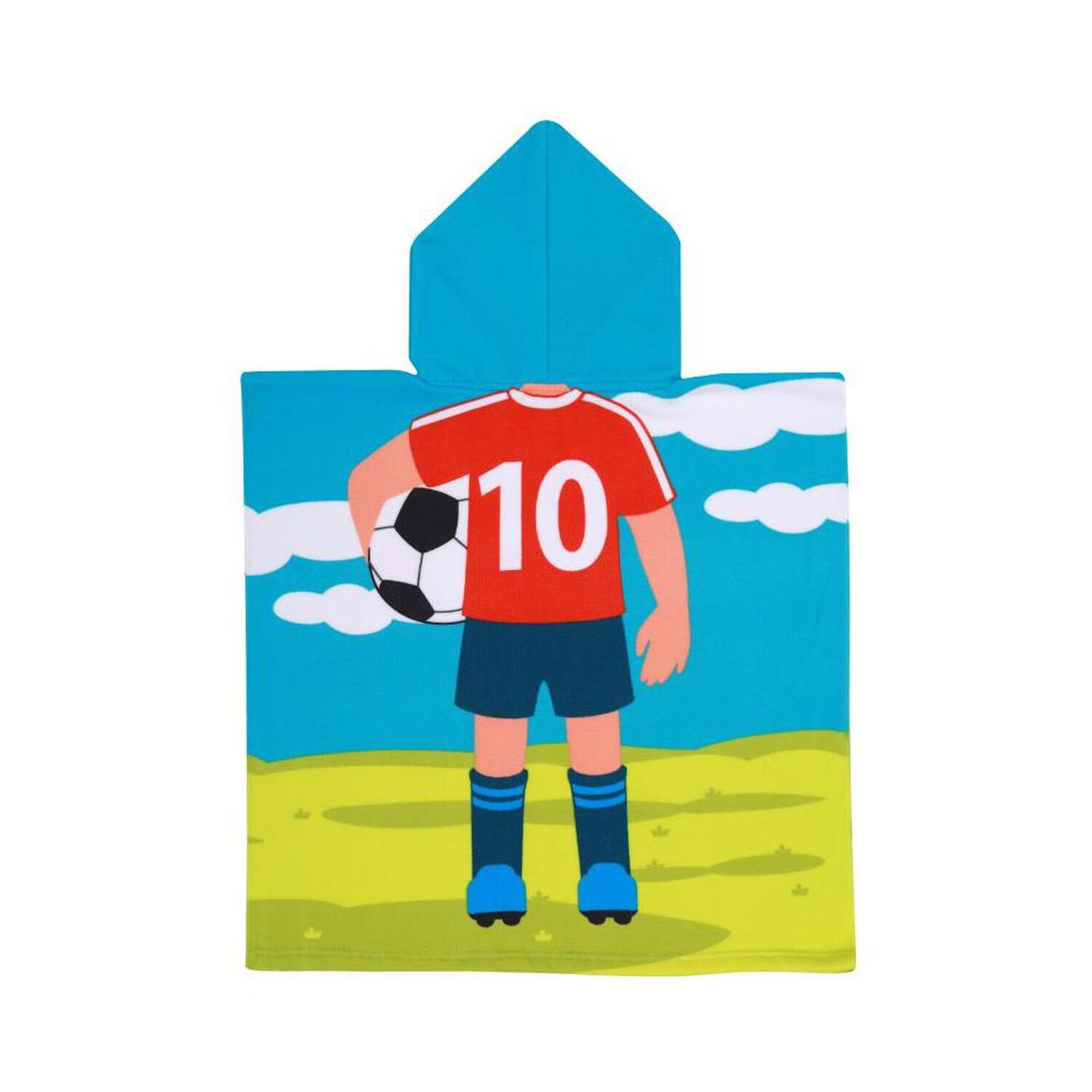 Toalla Playa Capucha Casaideal Kids Player / 60 X 120 Cm image number 7.0