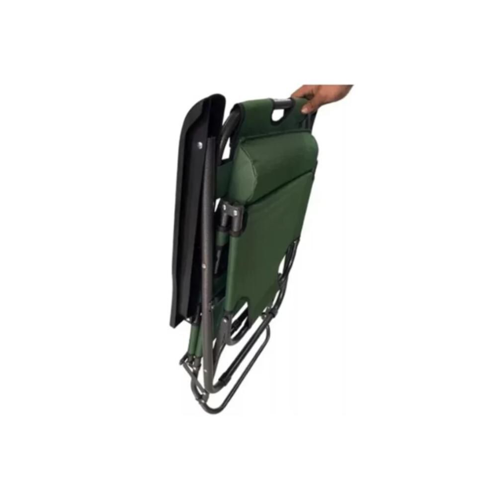 Silla De Camping Plegable Cama Reclinable Reposera Port&aacute;til image number 21.0
