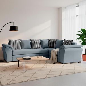 Sofá Seccional Derecho Living Factory New Capri / 6 Cuerpos