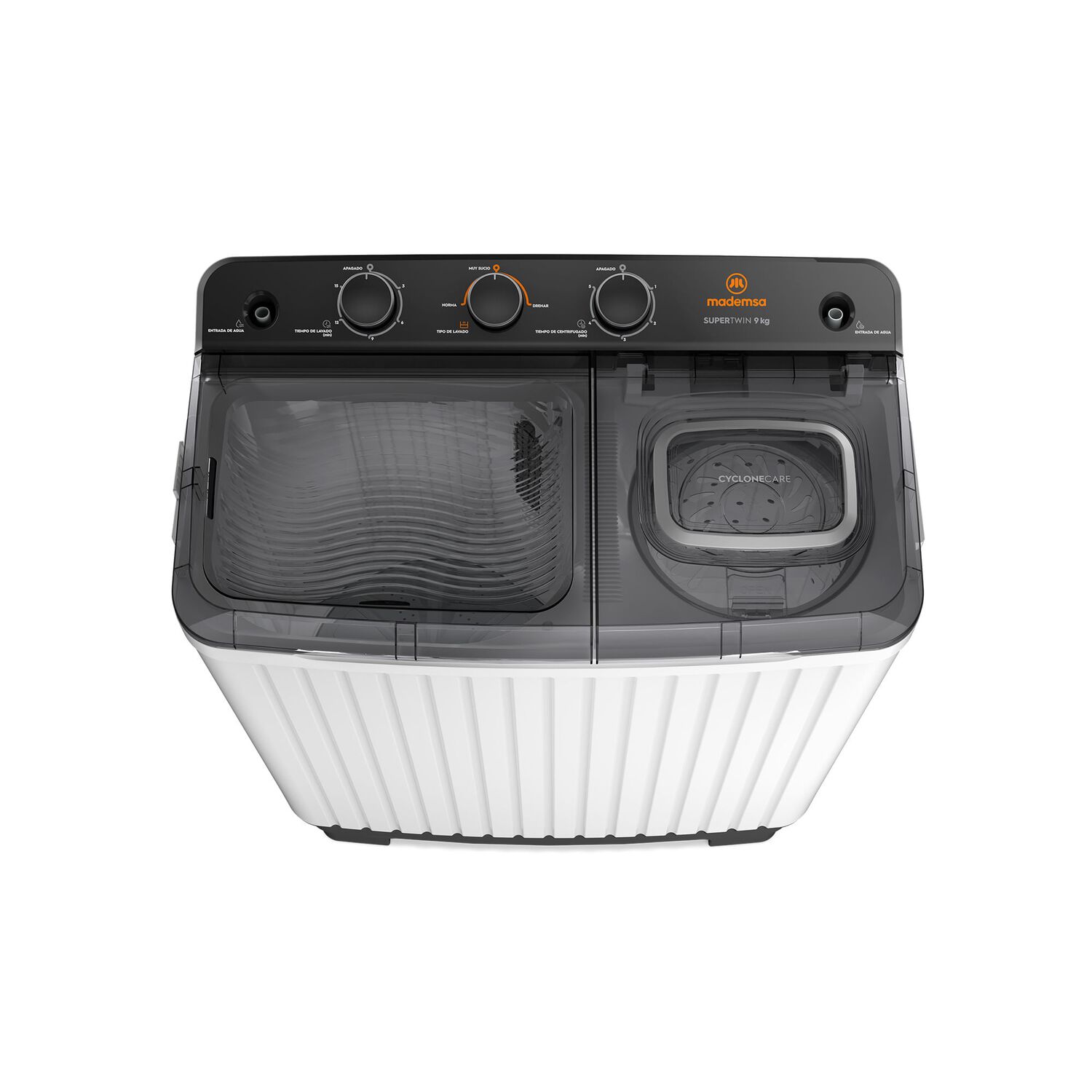 Lavadora Semi Autom&aacute;tica Mademsa 9kg Carga Superior Mwmsat9w image number 3.0