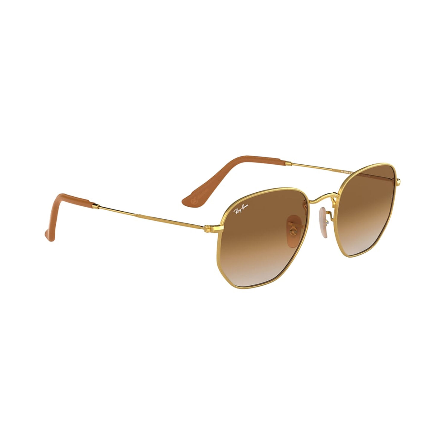 Lentes De Sol Hexagonal Dorado Ray-ban image number 2.0