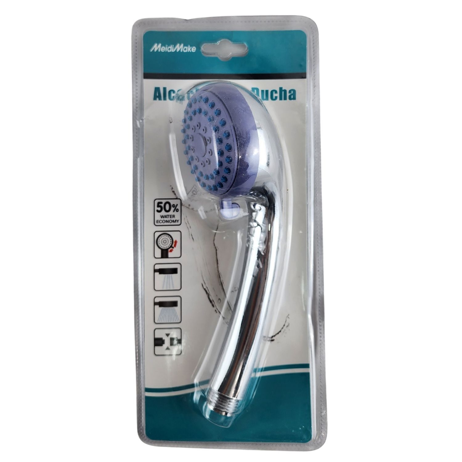 Cabezal Ducha Regulable Tipo Tel&eacute;fono Para Ba&ntilde;o Alta Presi&oacute;n image number 6.0