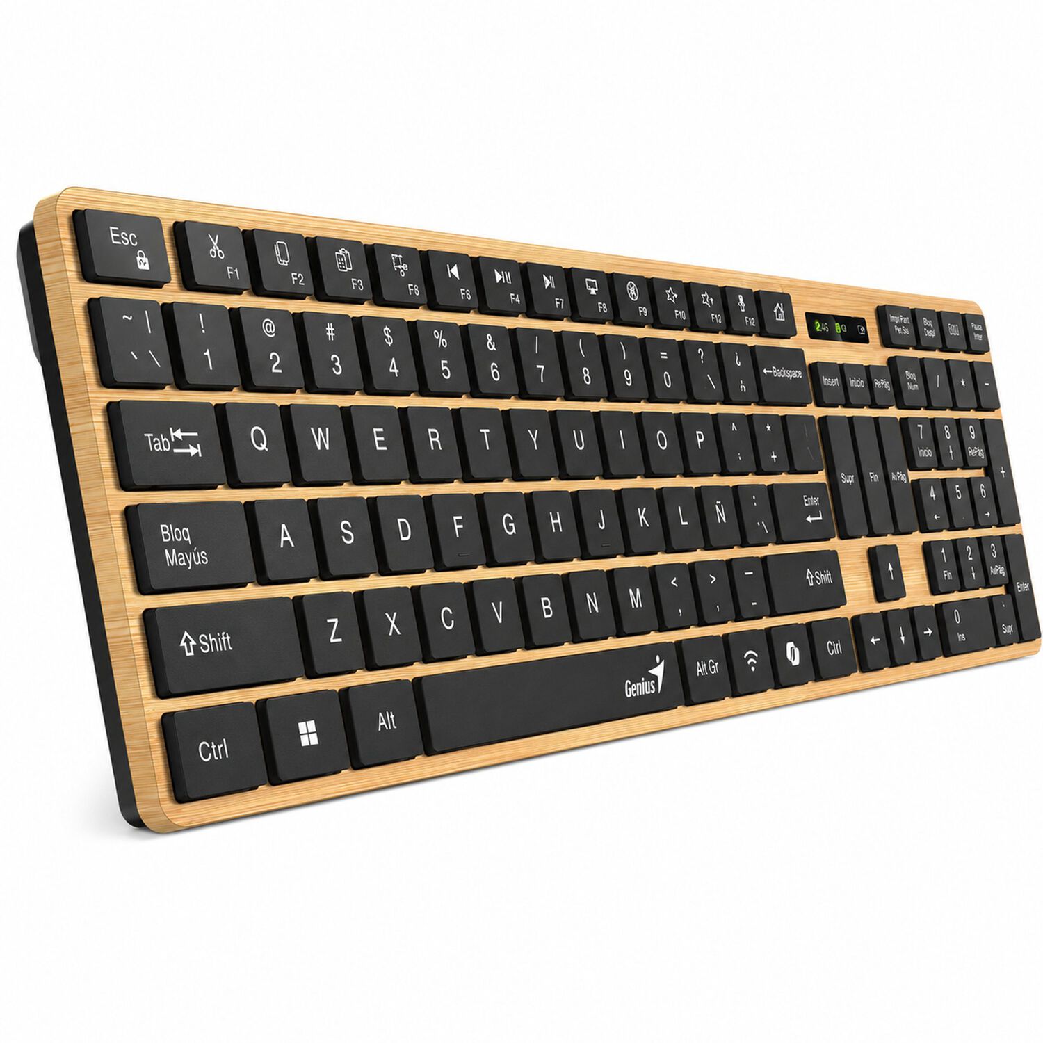 Teclado Dual Wireless Bluetooth + Usb 2g Slimstar Copilot Ai image number 0.0