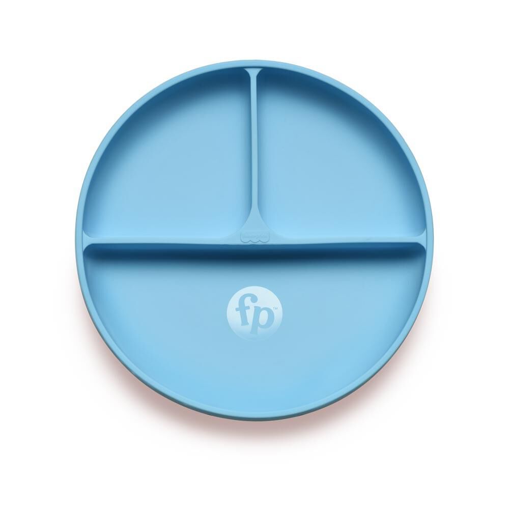 Plato De Silicona Con Div Fisher Price Yummy Azul Bb1189 image number 1.0