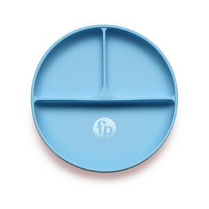 Plato De Silicona Con Div Fisher Price Yummy Azul Bb1189