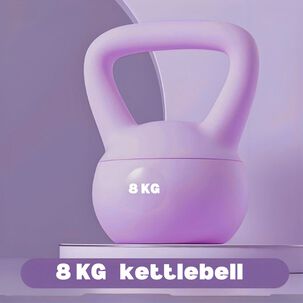 Pesa Rusa Kettlebell 8kg Crossfit Blanda Lila