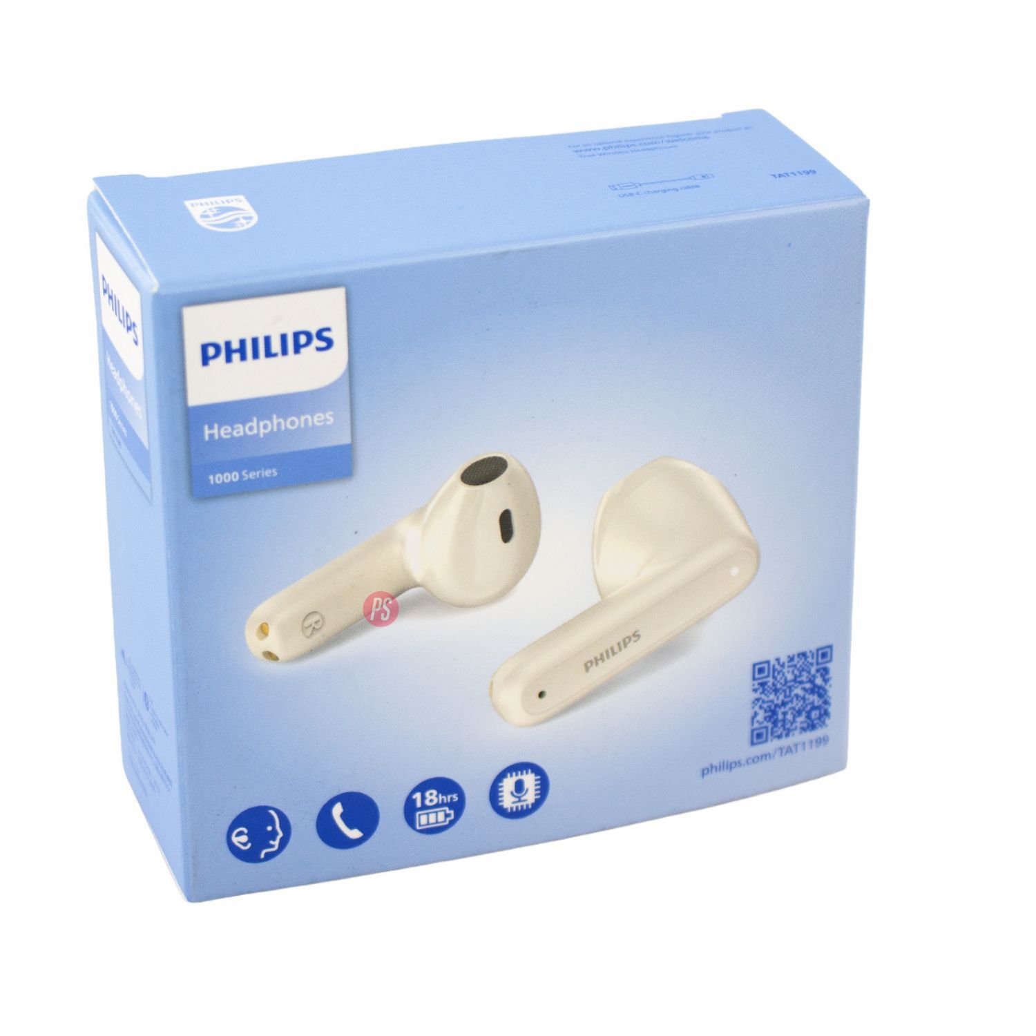 Aud&iacute;fonos Philips Serie 1000 Bluetooth Micr&oacute;fono Blanco - Ps image number 3.0