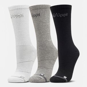 Calcetines Hombre Logo Lippi Pack Long Blanco S Calcetines Hombre Logo Lippi Pack Long Blanco S