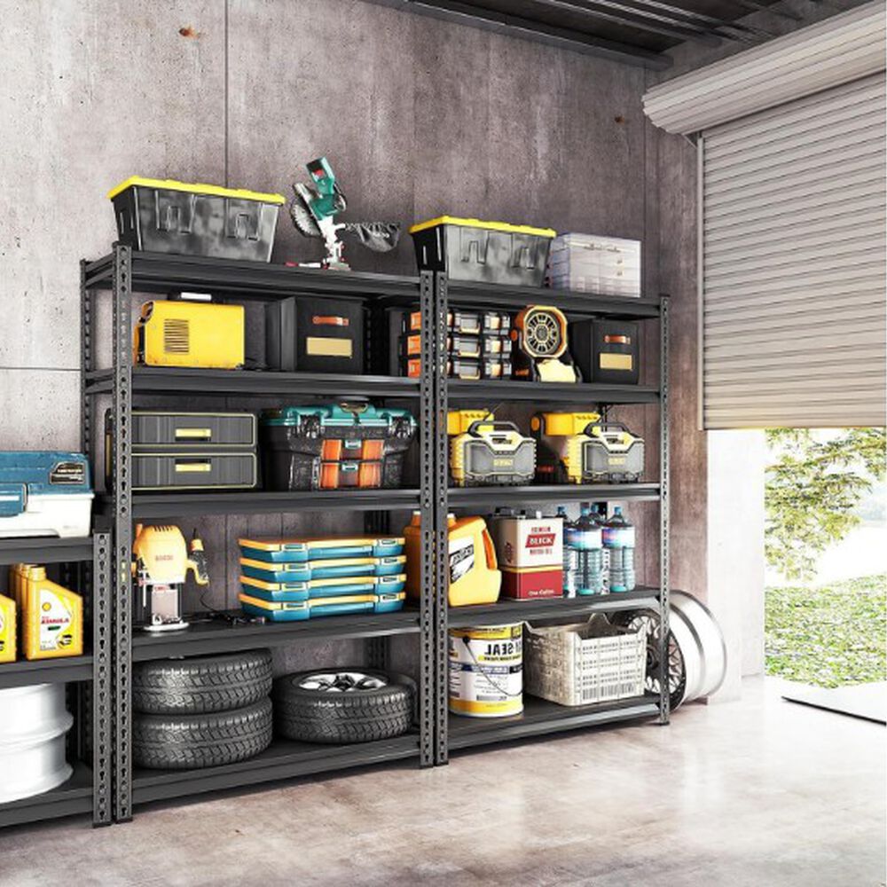 Estante Met&aacute;lico Armable 180x90x40 Armado Facil Sin Pernos image number 1.0