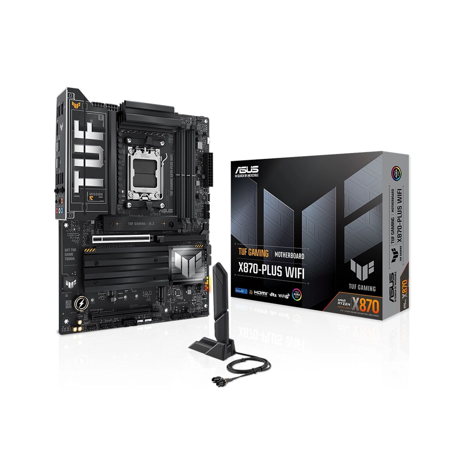 Placa Madre Asus Tuf X870-plus Amd Ryzen 7000-9000 Am5 Ddr5 Pci-e 5.0 image number 0.0