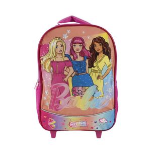 Mochila Infantil Con Ruedas 15 Barbie 2 Dise&ntilde;os
