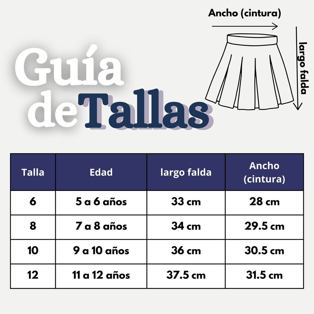 Falda Escolar Plisada Color Gris Ni&ntilde;a image number 2.0