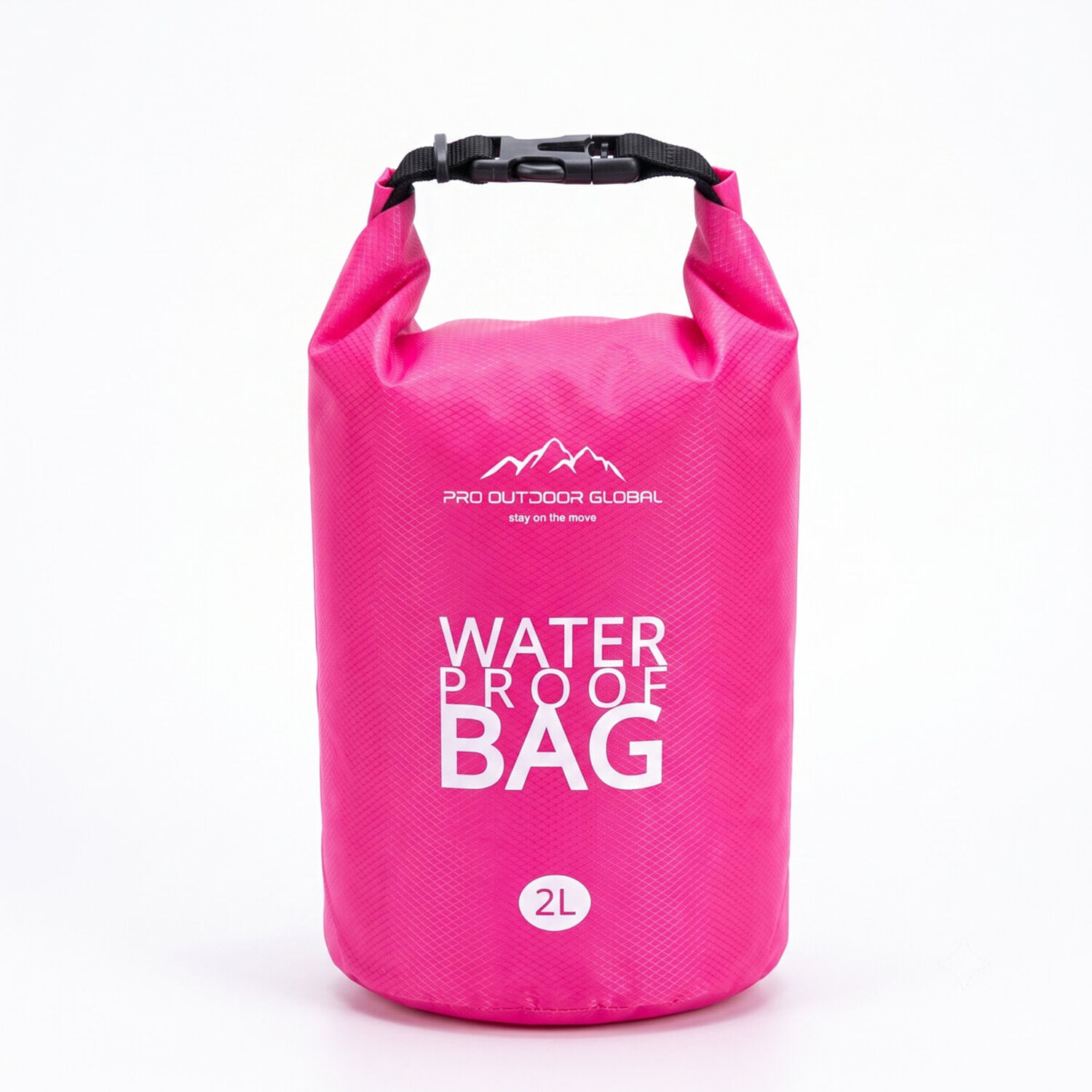 Bolsa Seca Contra Agua Impermeable Flotante Outdoor Camping Kayak 2l Rosada image number 0.0