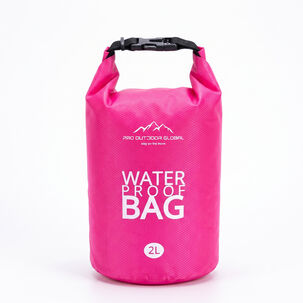 Bolsa Seca Contra Agua Impermeable Flotante Outdoor Camping Kayak 2l Rosada