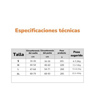 Arn&eacute;s Para Perro Ajustable Con Correa Reflectantes Mimi S