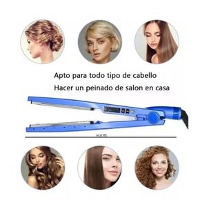 Plancha Alisadora Profesional Y Tenaza Rizadora Cabello Pelo