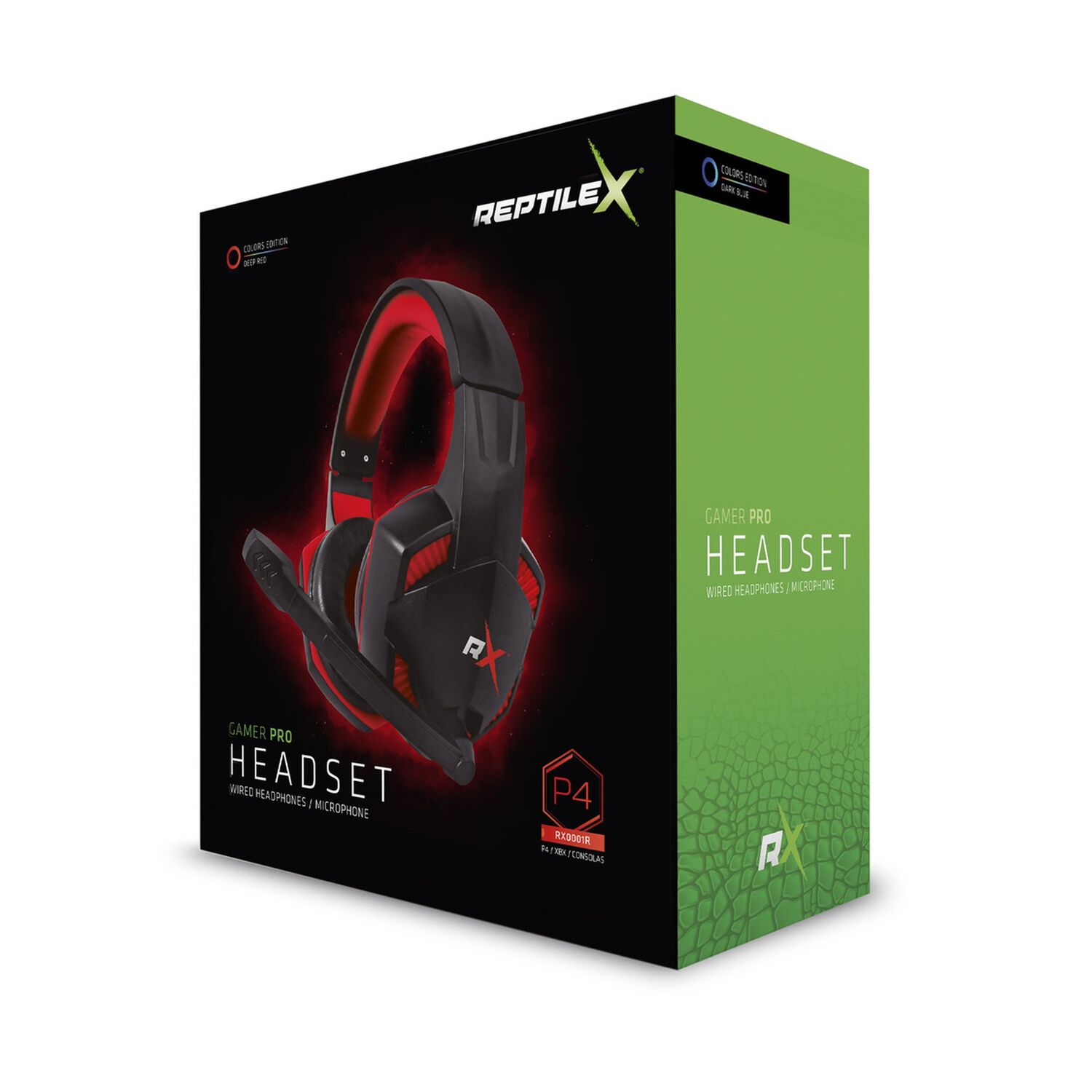 Audifonos Gamer Reptilex Rx0001r Para Pc Ps4 Xbox N. Switch Smartphone image number 3.0