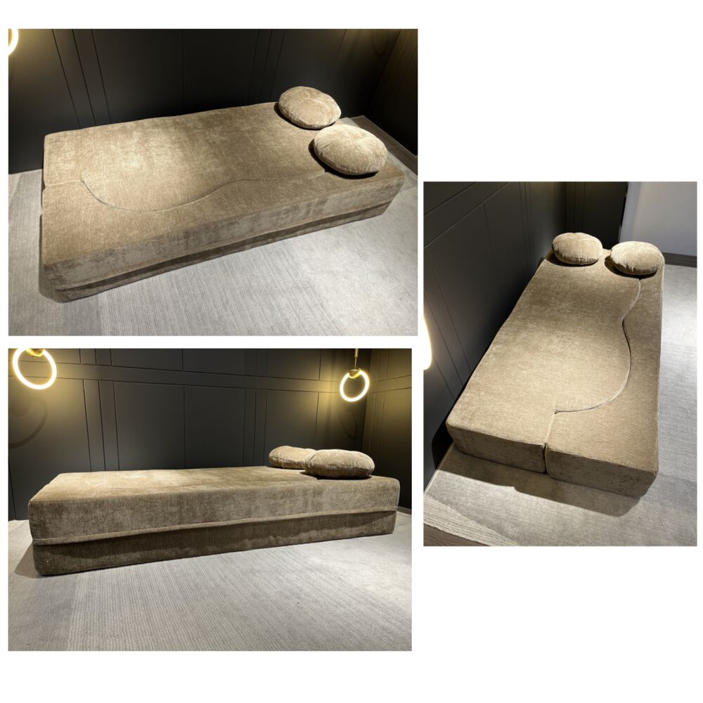 Sillon Sofa Cama Comprimido Combinable 200cm K25 Café image number 2.0
