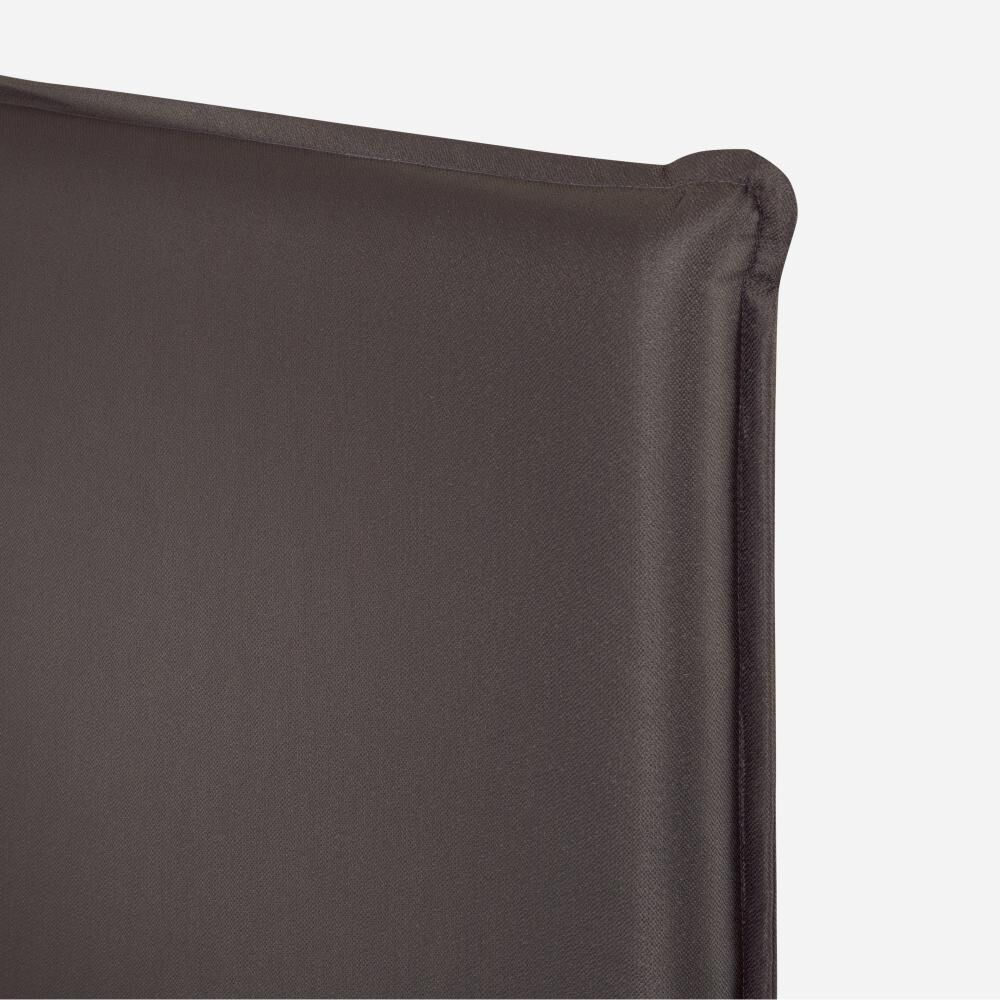 Cama Europea Rosen New Style 4 Plus / 1.5 Plazas / Base Normal  + Respaldo Maurice Chocolate image number 3.0