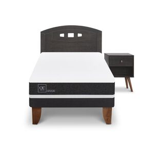 Cama Europea Cic Ortopedic / 1.5 Plazas / Base Normal + Set De Maderas