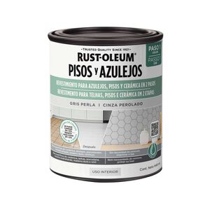 Revestimiento Para Pisos, Cerámicas Y Porcelanatos Paso 1 946ml Gris Perla - Rust Oleum