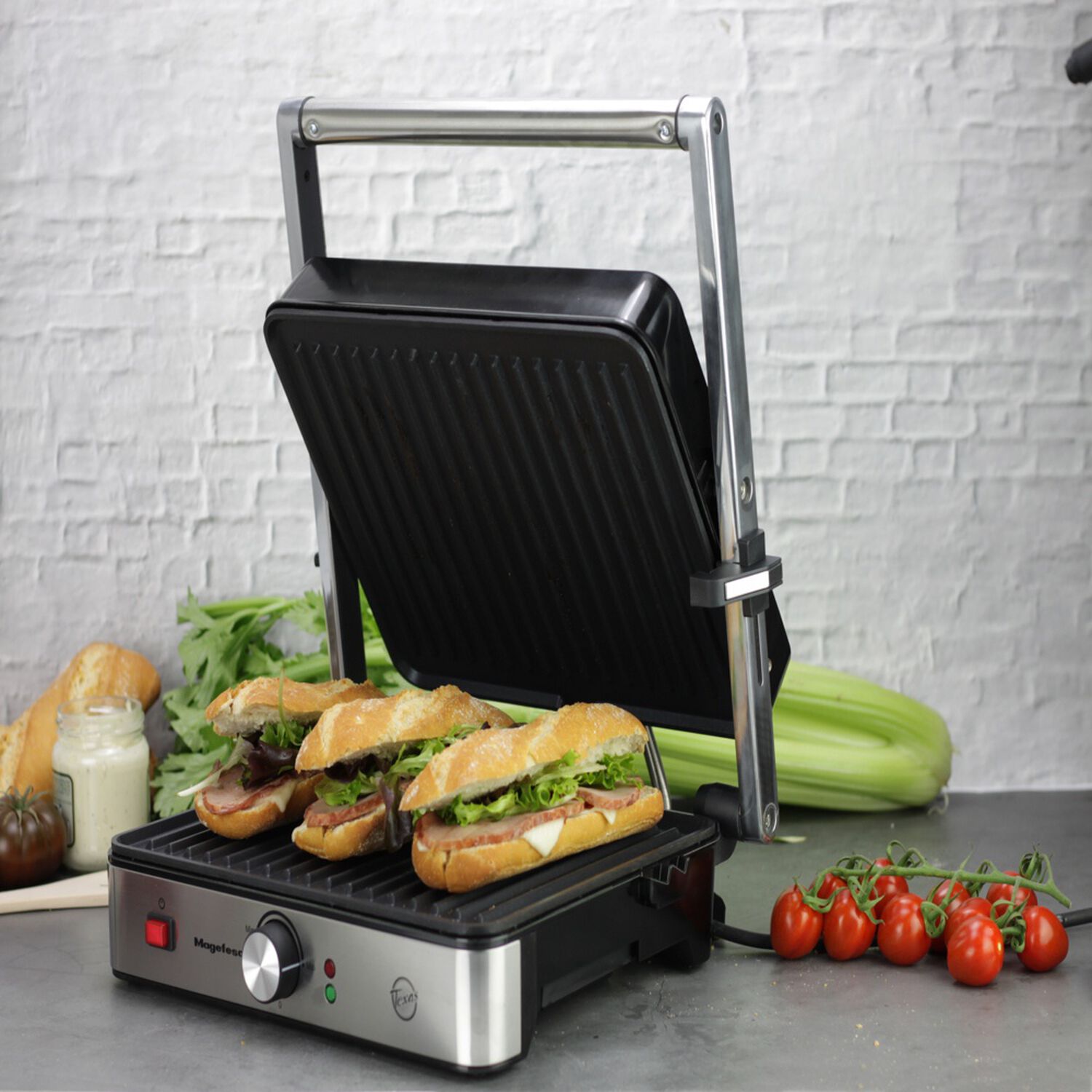Sandwichera - Parilla Grill Magefesa Texas Mgf4635 image number 4.0