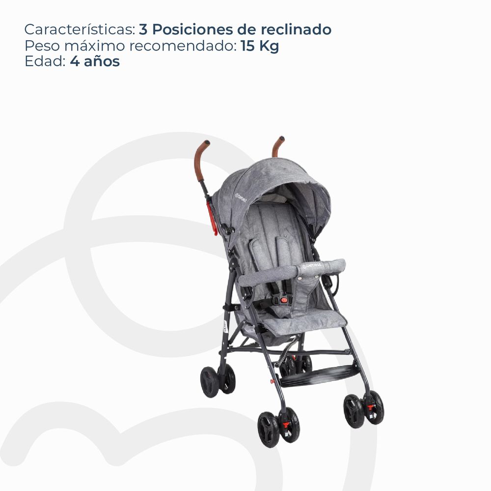 Coche Paragua 5126 Gris image number 6.0