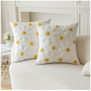 Pack De 02 Fundas De Cojin Dise&ntilde;o Boho 45x45 Cm M03