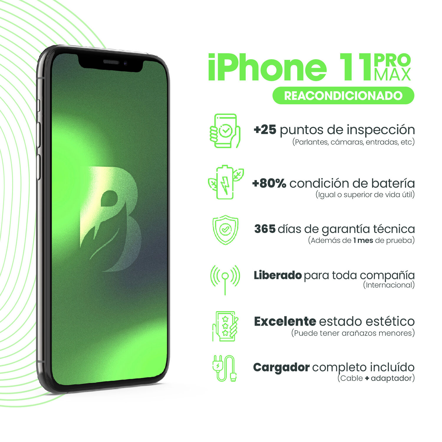 Iphone 11 Pro Max 256gb - Plata Recondicionado image number 5.0