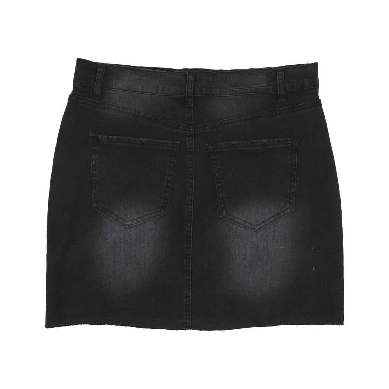 Falda Denim Con Hebilla Tiro Medio Regular Mujer Kimera image number 1.0