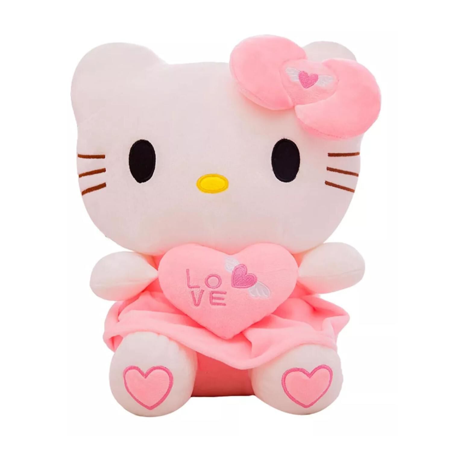 Juguete Peluche Hello Kitty Con Corazon 20cm Rosado Infantil image number 0.0