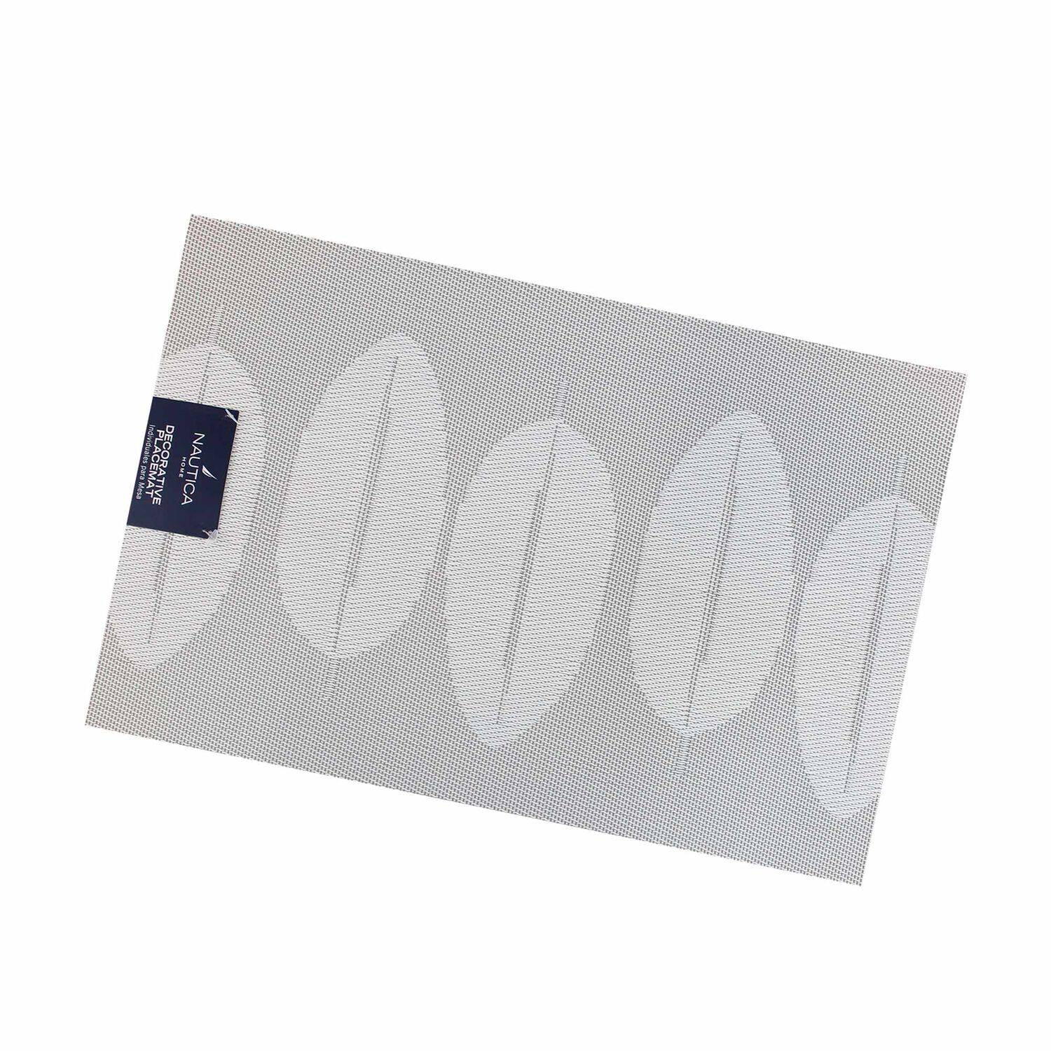 Pack 4 Individuales Nautica Home 45x30cm Reversible Hojas Blanco image number 3.0