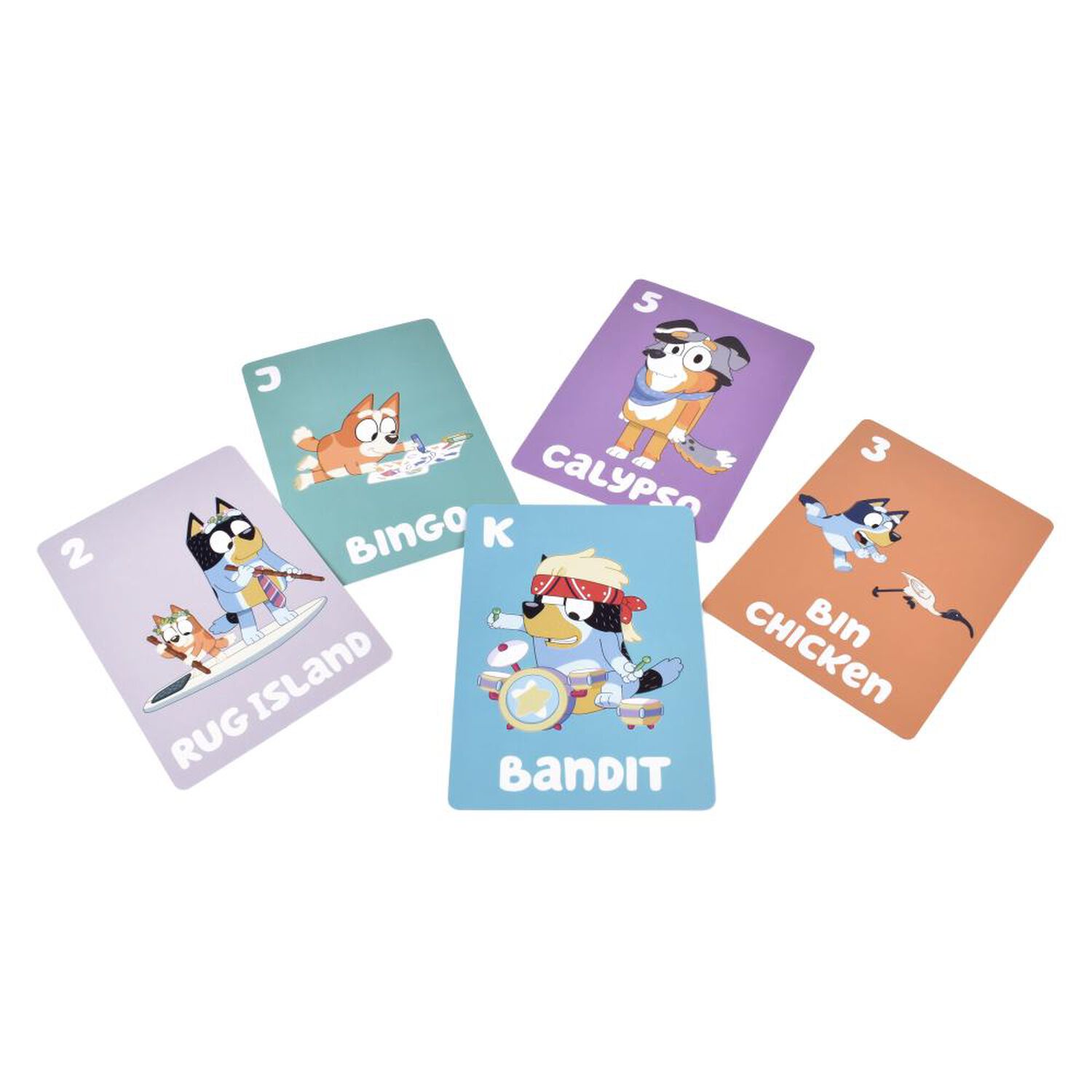 Juego De Cartas 5 En 1 Bluey image number 3.0