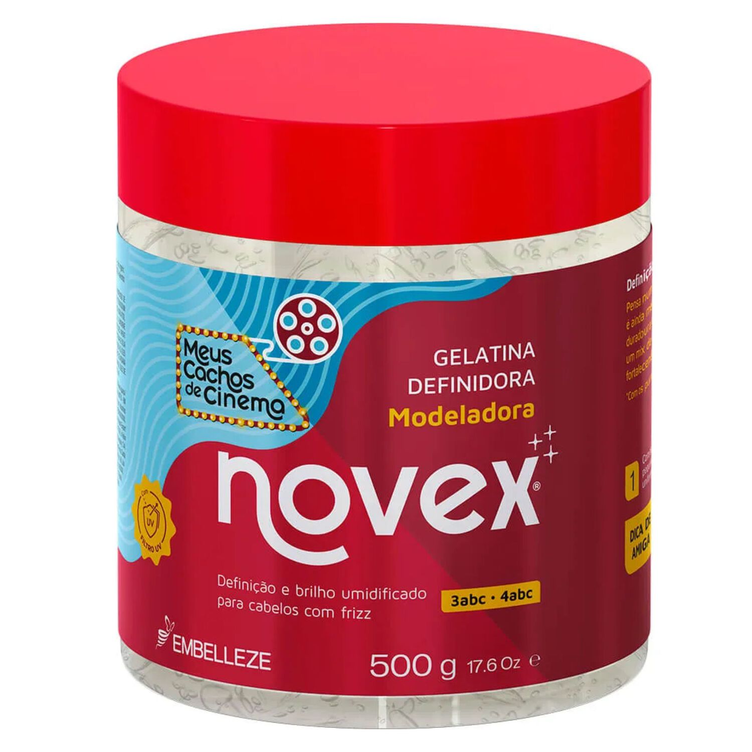 Novex Rizos De Cine Efecto Modelador Gelatina 500ml image number 1.0