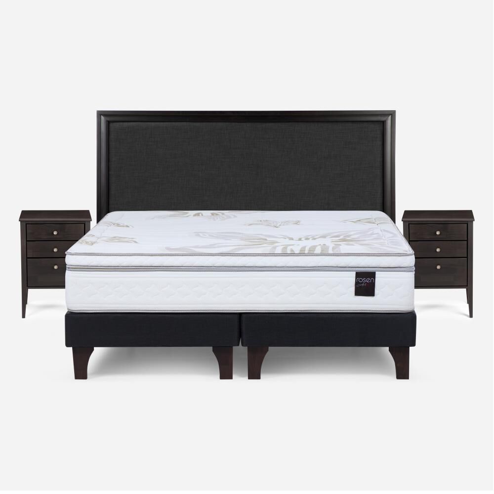 Cama Europea Rosen Nolita / King / Base Dividida + Set De Maderas Nolita Grafito image number 0.0