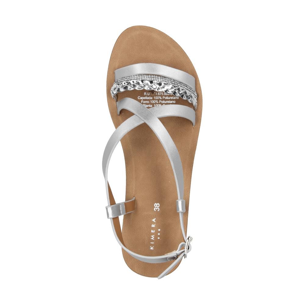 Sandalia Mujer Kimera Silver image number 4.0