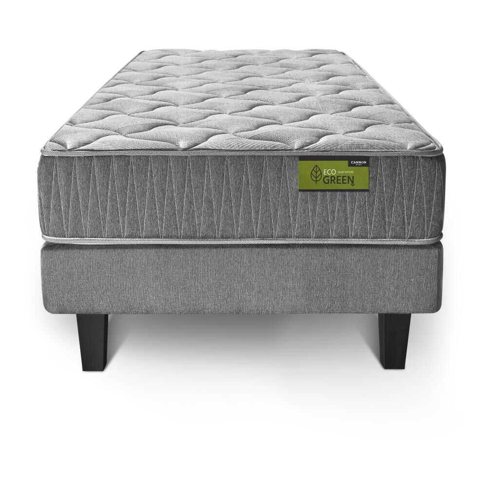Cama Europea Cannon Home Eco Green / 1.5 Plazas / Base Normal image number 3.0