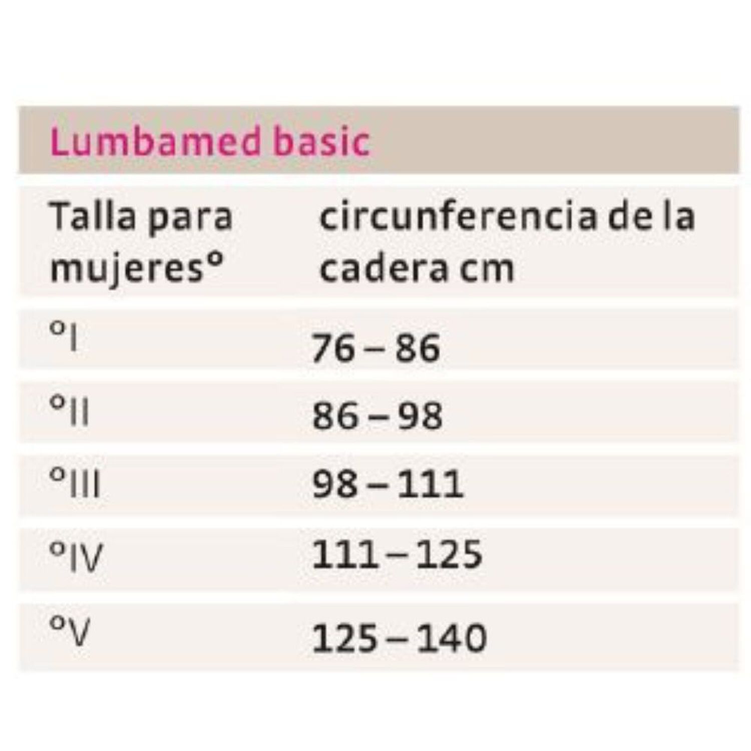 Faja Lumbar Lumbamed Basic For Women Silver Talla V-blunding image number 1.0
