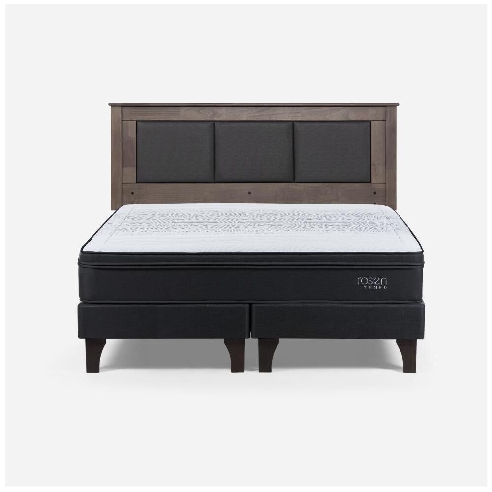 Cama Europea Rosen Tempo / King / Base Dividida + Respaldo image number 0.0