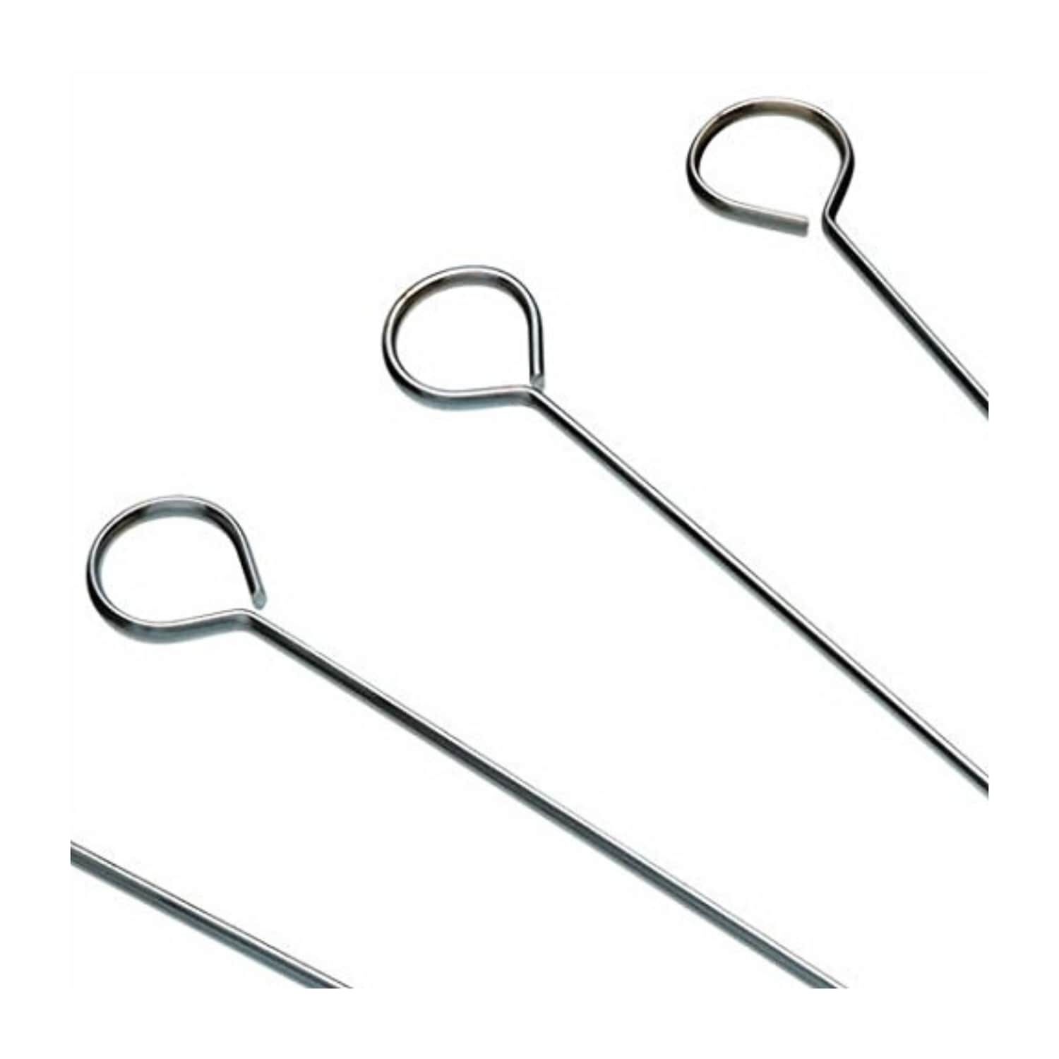Set 6 Brochetas Metal 30cm Para Horno O Parrilla image number 2.0