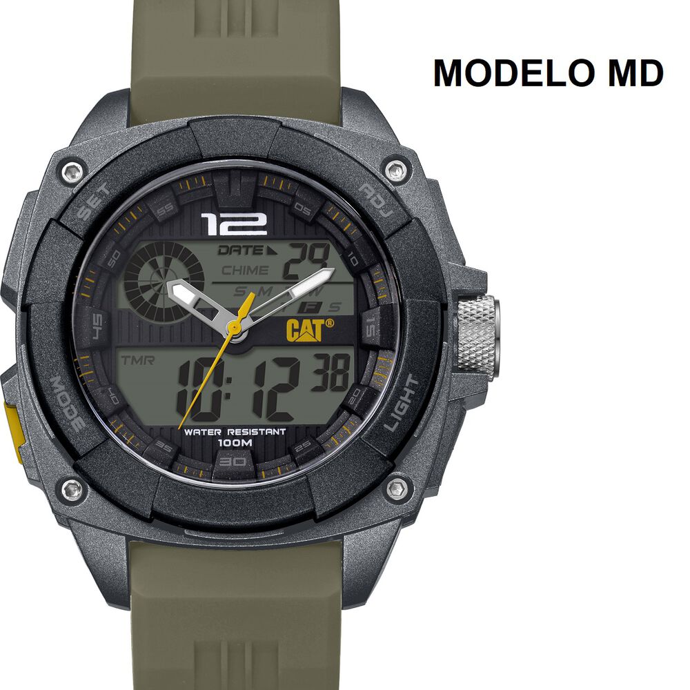 Correa Pulsera Cat Hombre Md Verde image number 2.0