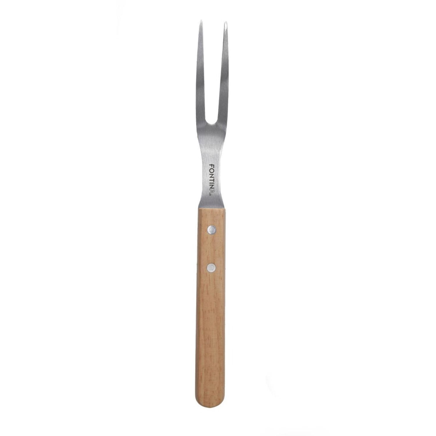 Set Parrillero 2 Piezas Acero Inoxidable Cuchillo + Trincho image number 0.0