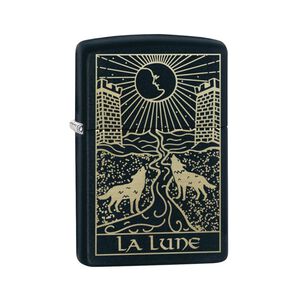 Encendedor Zippo Wolf Tarot Card Design Negro Zp218.mp402654
