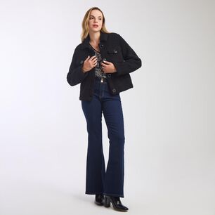 Chaqueta Regular Cuello Camisero Mujer Kimera