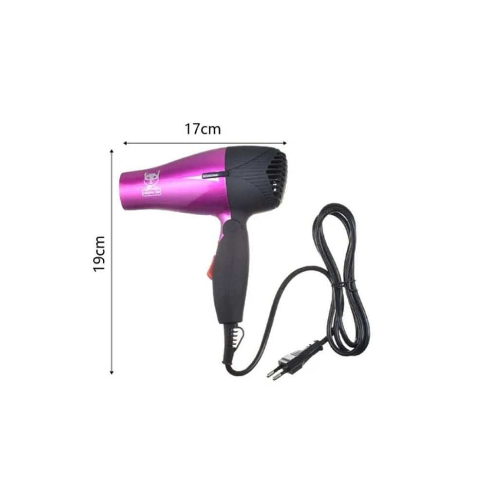 Secador De Pelo Portatil 1500w Rosado Perros Gatos Mascotas image number 1.0