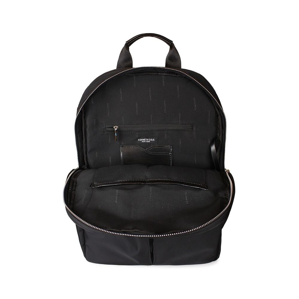 Mochila Con Porta Notebook Turin Negra Kenneth Cole image number 4.0