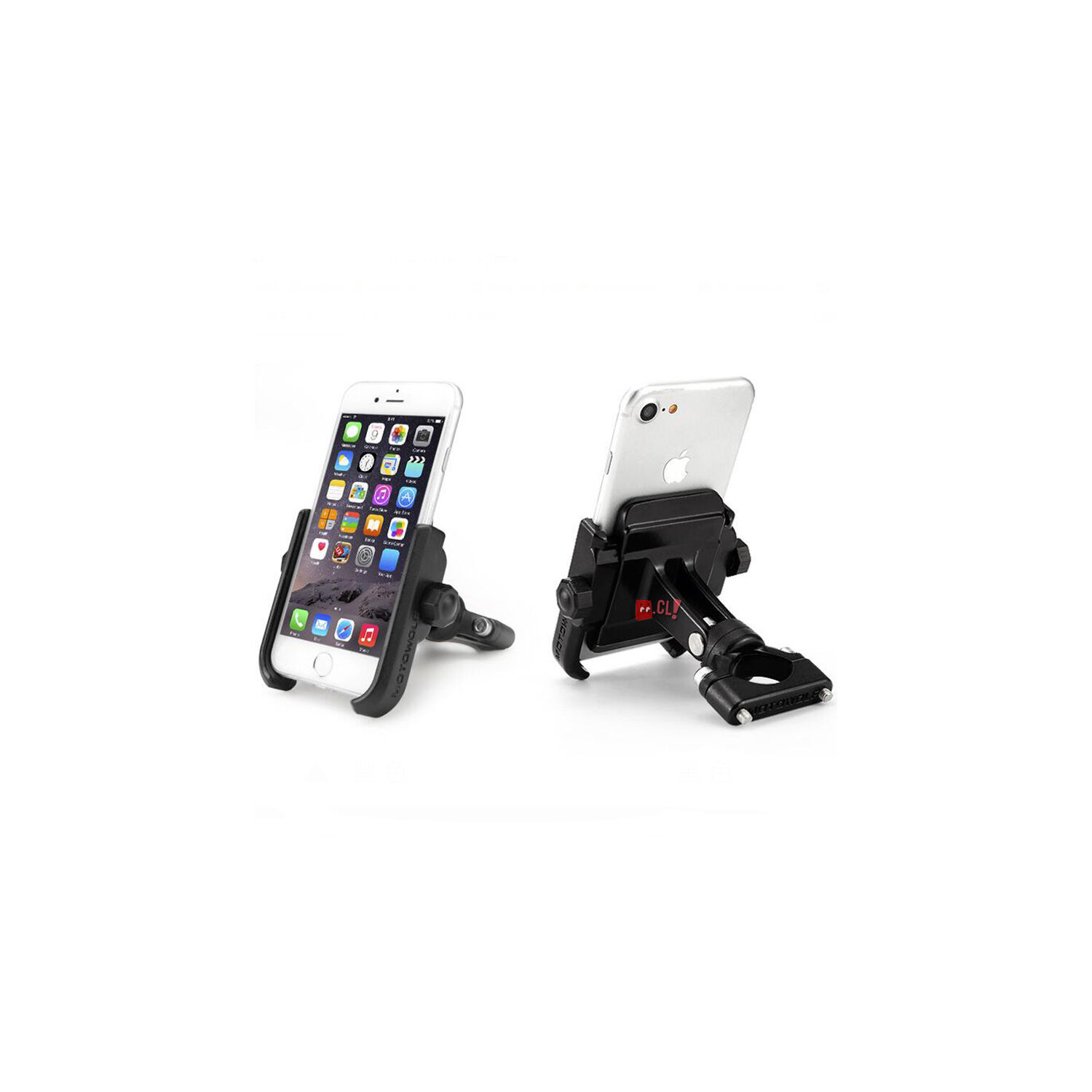 Soporte Celular Para Moto Met&aacute;lico Rotaci&oacute;n 360 - Ps image number 2.0