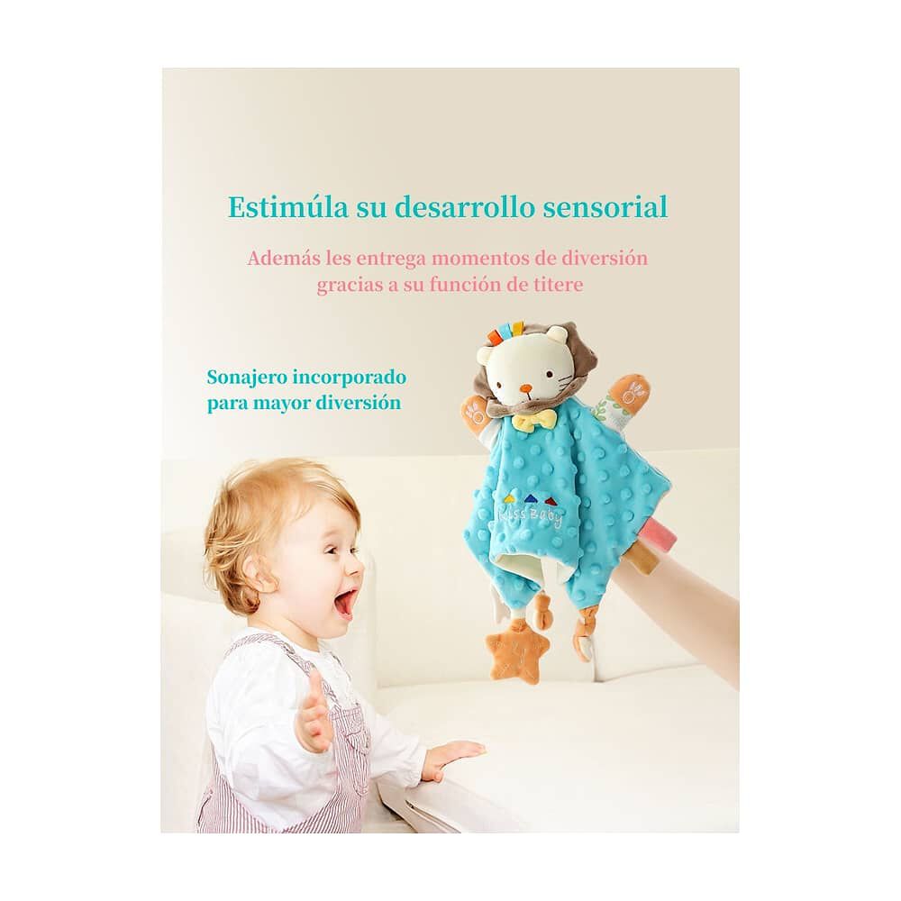 Peluche De Apego Sensorial Algod&oacute;n Zimba Lubabycas image number 4.0