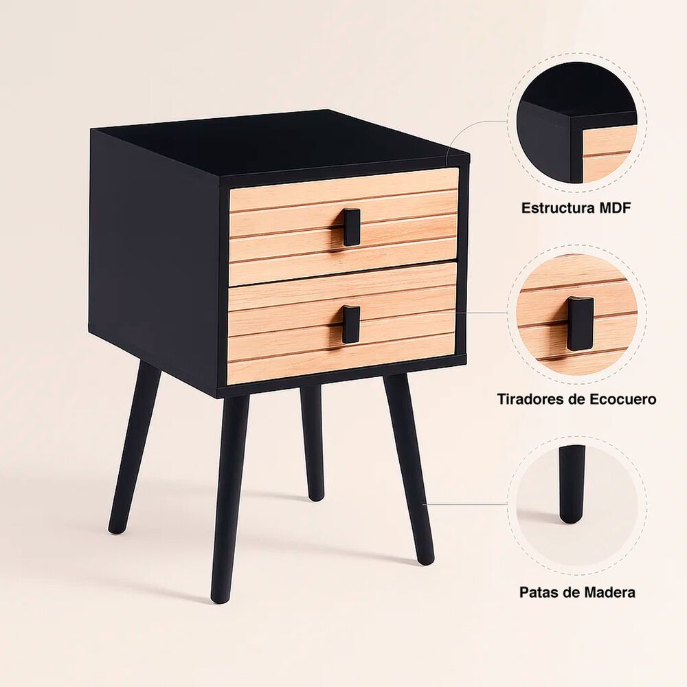 Pack De 2 Veladores Amber 40x38x58 Black image number 4.0